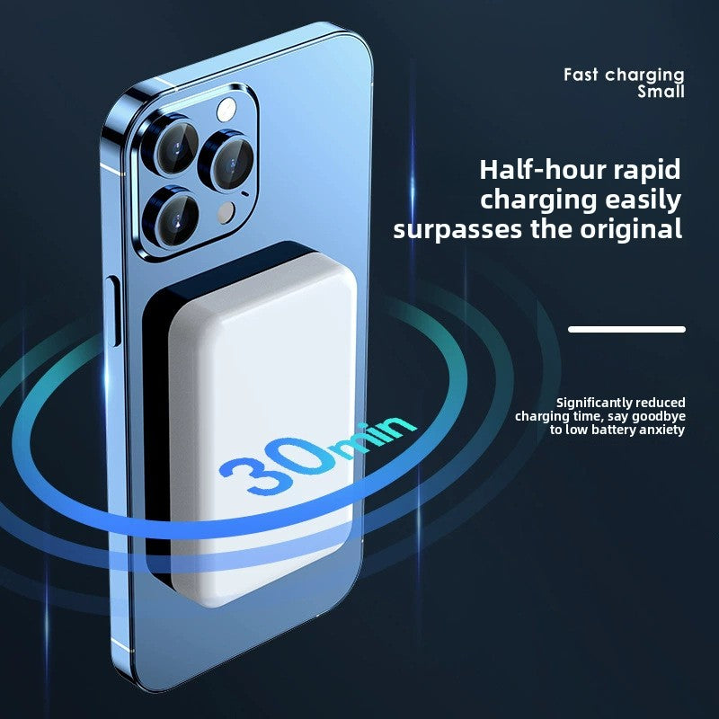 Wireless charging magnetic suction power bank